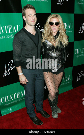 James Van Der Beek, Kesha Sebert in attendance for Ke$ha Official GET SLEAZY After Party at Chateau, Chateau Garden at Paris Las Vegas, Las Vegas, NV May 7, 2011. Photo By: James Atoa/Everett Collection Stock Photo