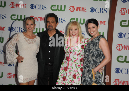 Criminal Minds Cast (from left: A J Cook, Joe Mantegna, Kristin Vangness, Paget Brewster) at arrivals for CBS, The CW and Showtime Summer 2011 TCA Tour, The Pagoda, Los Angeles, CA August 3, 2011. Photo By: Dee Cercone/Everett Collection Stock Photo