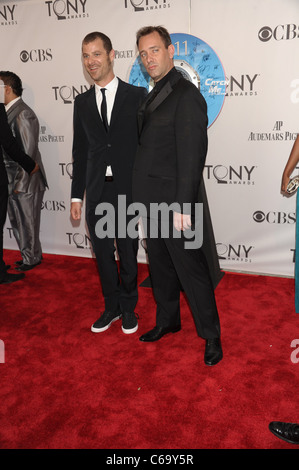 Trey Parker, Matt Stone at arrivals for American Theatre Wing's 65th Annual Antoinette Perry Tony Awards - ARRIVALS Pt 2, Beacon Theatre, New York, NY June 12, 2011. Photo By: Rob Rich/Everett Collection Stock Photo