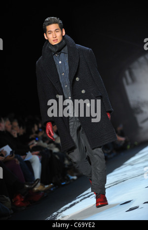 A Model in attendance for G-Star RAW Fall/Winter 2011 Collection Fashion Show, Lincoln Center, New York, NY February 12, 2011. Photo By: Gregorio T. Binuya/Everett Collection Stock Photo