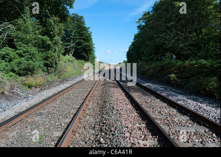 Railway tracks Stock Photo