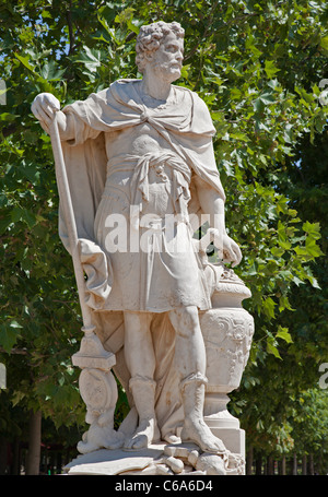 Paris - statue from Tuileries garden Stock Photo