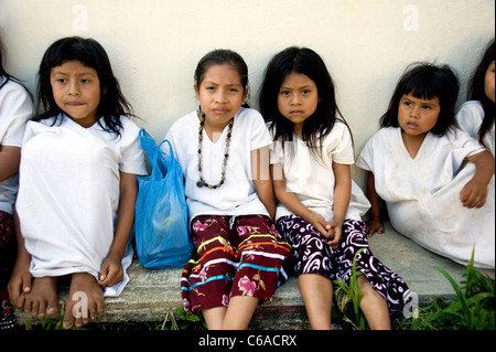 Lacandon people in Metzabok, Mexico Stock Photo - Alamy