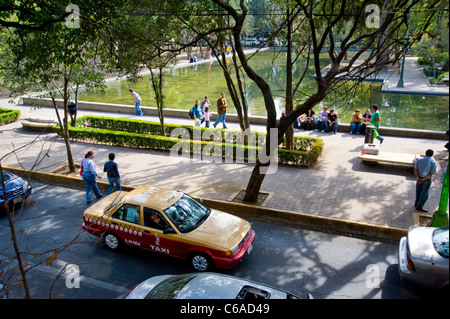 Lincoln Park in Mexico City Stock Photo