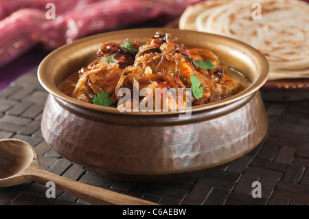 Chicken dopiaza curry Indian food Stock Photo