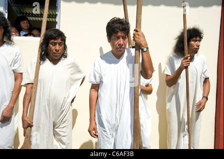 Lacandon people in Metzabok, Mexico Stock Photo Alamy