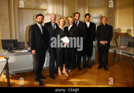 Harald Schrott, Goetz Schubert, Michaela May, Anna Schudt, Helmfried von Luettichau, Wolfgang Menardi, Karl Kranzkowski at a Stock Photo