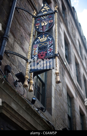 Edinburgh's Witchery restaurant on the Royal Mile Stock Photo