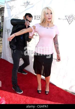 Daisy De La Hoya, Adam Saaks and Katie Gregory Game Day 2010 at the