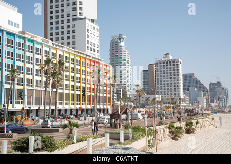 Beach, Tel Aviv, Israel Stock Photo