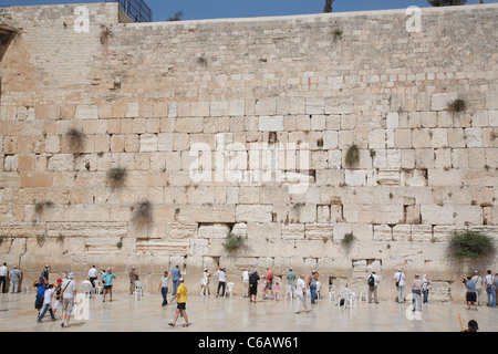 Western Wall, Wailing Wall, Jerusalem, Israel Stock Photo