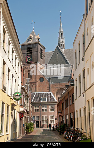 Church  Hooglandse Kerk Leiden Netherlands Holland old Center Stock Photo