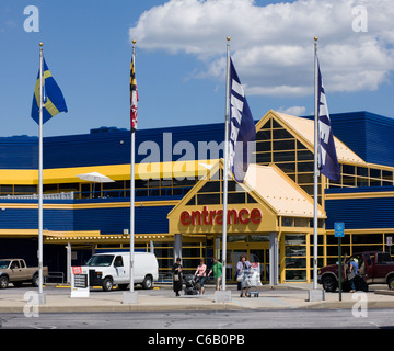 IKEA Store near Baltimore, Maryland, USA Stock Photo