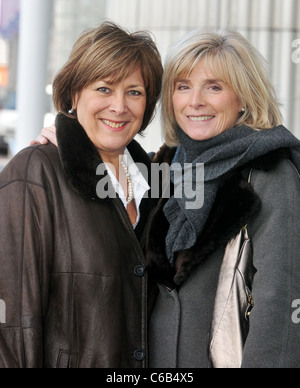 Lynda Bellingham outside The Lowry Theatre where she is performing in ...