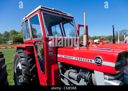 Massey Ferguson 135 red tractor Stock Photo