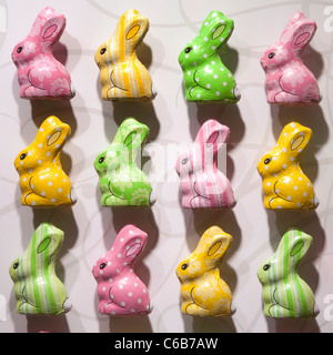 Easter bunnies at the confectionery fair ISM 2009, Cologne, Germany Stock Photo