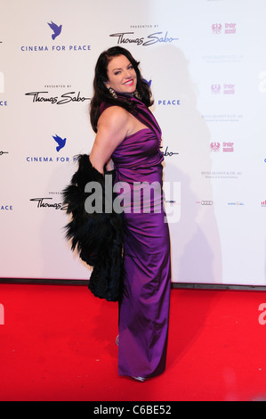 Christine Neubauer at the 'Cinema For Peace' gala at Konzerthaus am Gendarmenmarkt during the 60th Berlin International Film Stock Photo