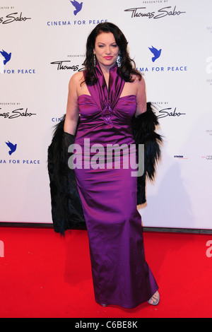 Christine Neubauer at the 'Cinema For Peace' gala at Konzerthaus am Gendarmenmarkt during the 60th Berlin International Film Stock Photo