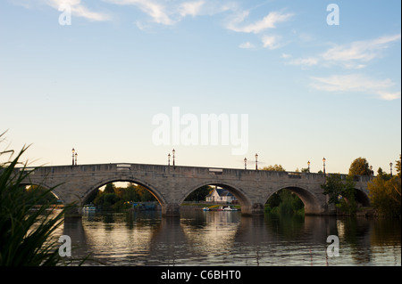 Bridge over the River Thames at Chertsey Stock Photo