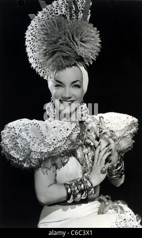 CARMEN MIRANDA (1909-1955) Portugese-Brazilian samba singer and film actress Stock Photo