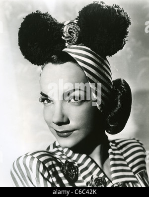 CARMEN MIRANDA (1909-1955) Portugese-Brazilian samba singer and film actress Stock Photo