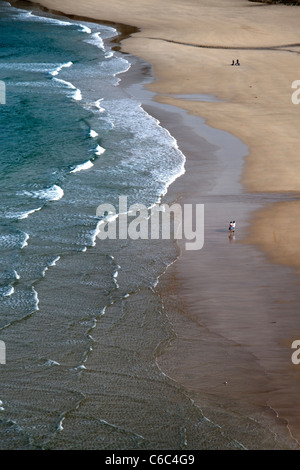 Pen Hat beach near  Toulinguet Point,   Camaret Sur Mer,  Crozon Peninsula (Finistère, Brittany, France). Stock Photo