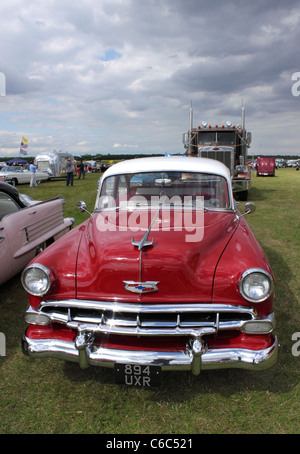 1950s Chevrolet Bel Air at White Waltham Retro Festival Classic Car Rally 2011 Stock Photo