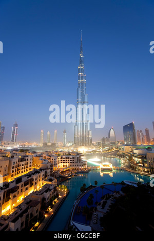 The Burj Khalifa, completed in 2010, the tallest man made structure in the world, Dubai, UAE