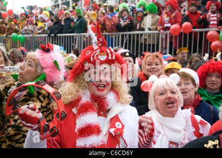 Carnival on Fat Thursday, Cologne, Germany Stock Photo