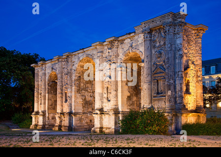 Europe, France, Reims, Arc de Triomphe (Triomphal Arch) Stock Photo