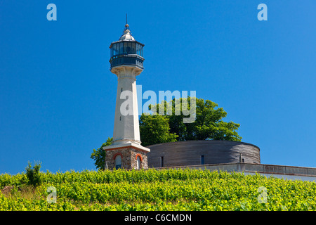 France, Marne, regional park of Montagne de Reims, Lighthouse of Verzenay Stock Photo