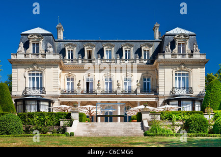 France, Marne, Reims, Chateau les Crayeres Restaurant Stock Photo