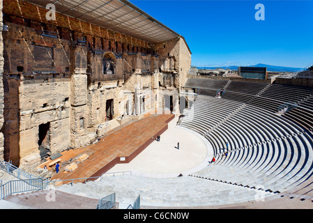 Europe, France, Vaucluse (84), Roman Theater Stock Photo