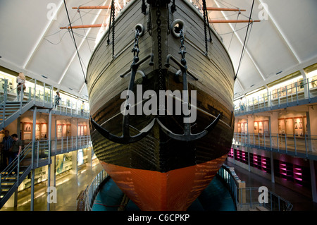 The Fram ship used by Norwegian explorers is preserved intact inside ...