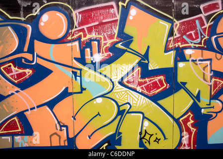 graffiti on a wall in Portsmouth Hampshire UK Stock Photo