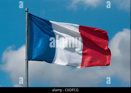 French National Flag Stock Photo