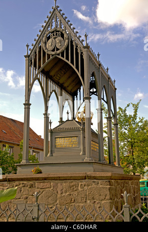 Denkmal für Königin Luise von Preußen in Gransee - Mark Brandenburg, memorial for Queen Luise of Prussia Stock Photo