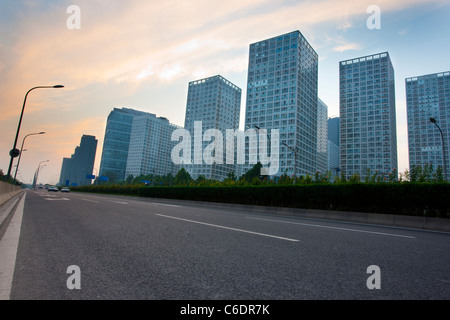 Highway in Beijing, China Stock Photo