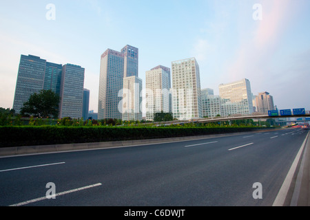 Highway in Beijing, China Stock Photo