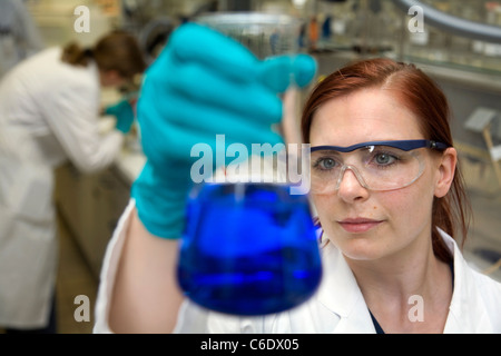 Chemistry lab assistant, Muelheim an der Ruhr, Germany Stock Photo
