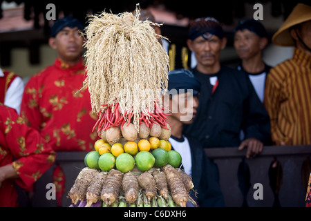 Top of Gunungan from Jeruk Wudel Village Stock Photo