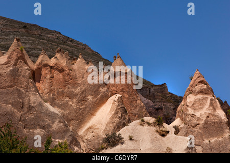 Devrent valley cliff scenery geography, natinational park Cappadocia scenery tourism Turkey, Cappadoce Ürgup Devrent Valley Stock Photo