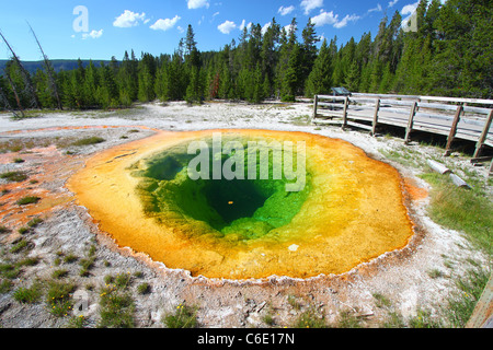 Morning Glory Pool - Yellowstone Stock Photo