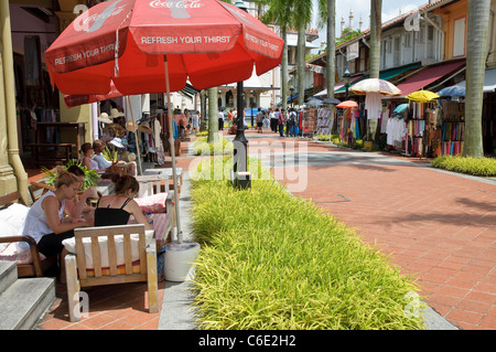 Bussorah Street shopping promenade in the Arab quarter, Singapore, Southeast Asia, Asia Stock Photo