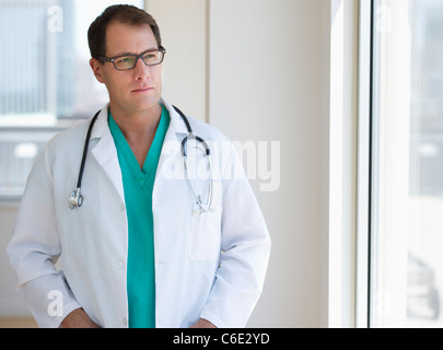 USA, New Jersey, Jersey City, Portrait of doctor Stock Photo