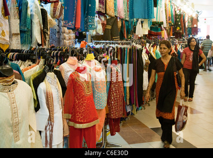 Indian Women Shopping In Little India In Singapore Stock Photo - Alamy