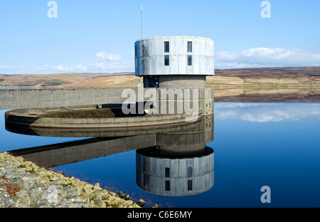 Grimwith Reservoir located in the Yorkshire Dales in North Yorkshire, England Stock Photo