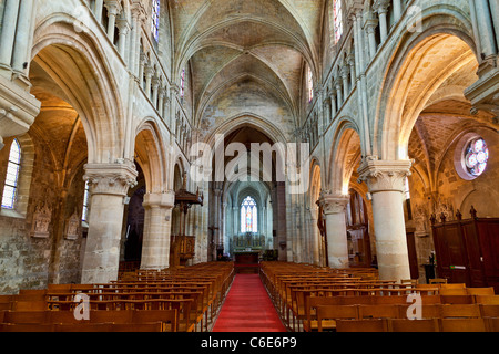 Europe, France, Val-d'oise (95), Auvers-sur-Oise Church Stock Photo