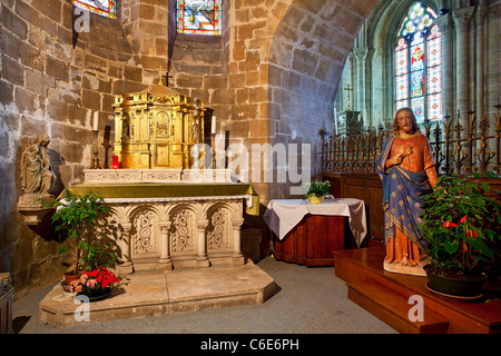 Europe, France, Val-d'oise (95), Auvers-sur-Oise Church Stock Photo