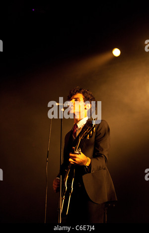 Noah & The Whale, Green man festival 2011 , Glanusk Park ,Crickhowell, Wales, United Kingdom. Stock Photo